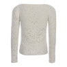 LOOXS 10sixteen Lace Tee Blanc