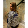 LOOXS 10sixteen stripe Tee Graphite