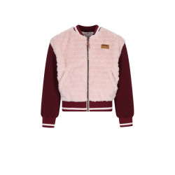NoNo Darling Furry Indoorjacket with zipper Sand Blush