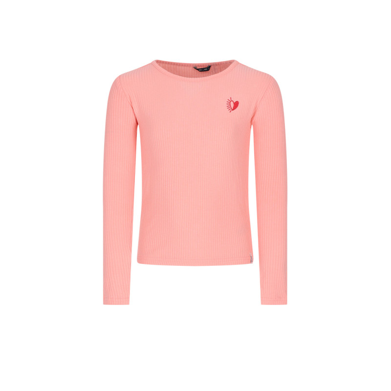 NoNo Kess Essential Rib Jersey Tshi Peaches 'N Cream