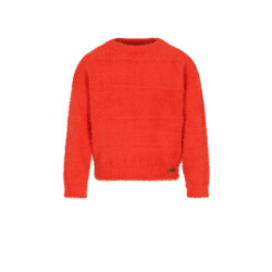 NoNo Keson Fluffy Soft Knitted Sweater Fiesta Red
