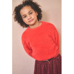 NoNo Keson Fluffy Soft Knitted Sweater Fiesta Red