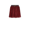 NoNo Nima Autumn Flower Plissee Skirt Bordeaux