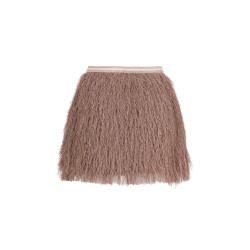 Like Flo Sil Flo girls fringes skirt with elastic WB Champagne