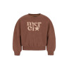 Like Flo Danee Flo girls oversized weat Choco