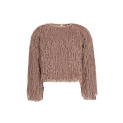 Like Flo Celina Flo girls fringes blouse Champagne