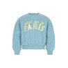Like Flo Danee Flo girls oversized weater D. aqua