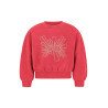Like Flo Danee Flo girls oversized weater Red