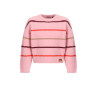 NoNo Keson Fluffy Soft Knitted Striped Sweater Peaches 'N Cream