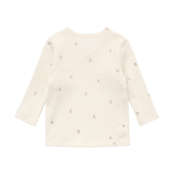 Noppies Top LS AOP Egret