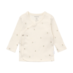 Noppies Top LS AOP Egret