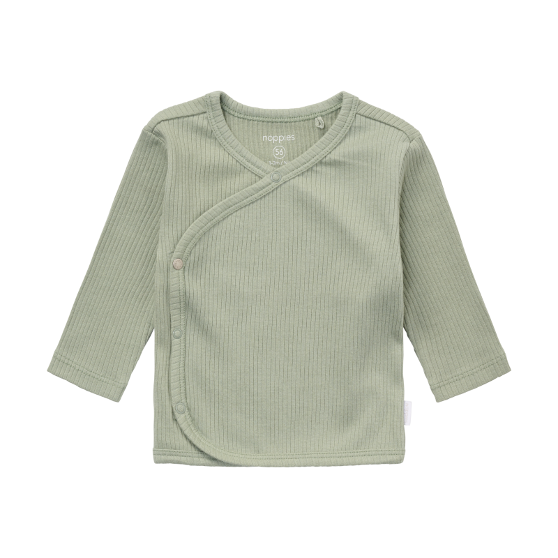 Noppies Top wrap LS Iceberg Green
