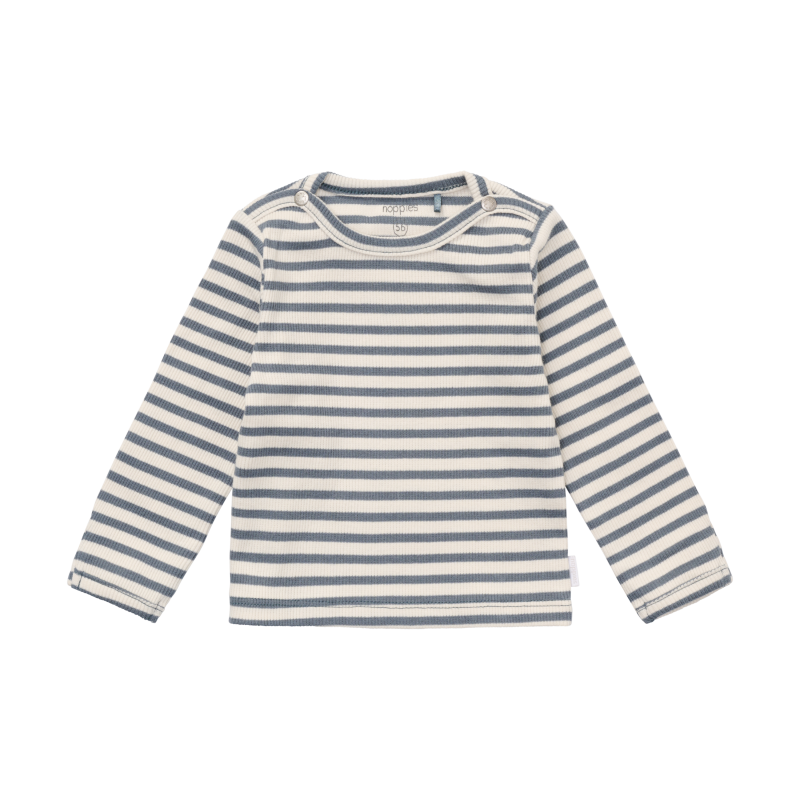 Noppies Tee LS stripe Stormy Weather