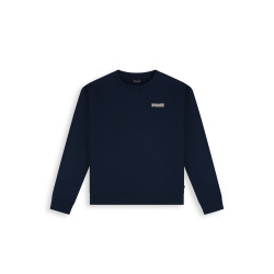Ballin Junior Exploding Cassette Tape Crewneck Navy