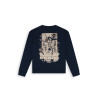 Ballin Junior Exploding Cassette Tape Crewneck Navy