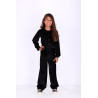 B.Nosy Paisley Jumpsuit Black