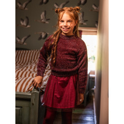 LOOXS Little mesh skirt Ruby Red