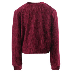 LOOXS Little velvet crinkle top Ruby Red