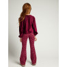 LOOXS Little velvet crinkle top Ruby Red