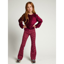 LOOXS Little velvet crinkle top Ruby Red