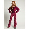 LOOXS Little velvet crinkle top Ruby Red