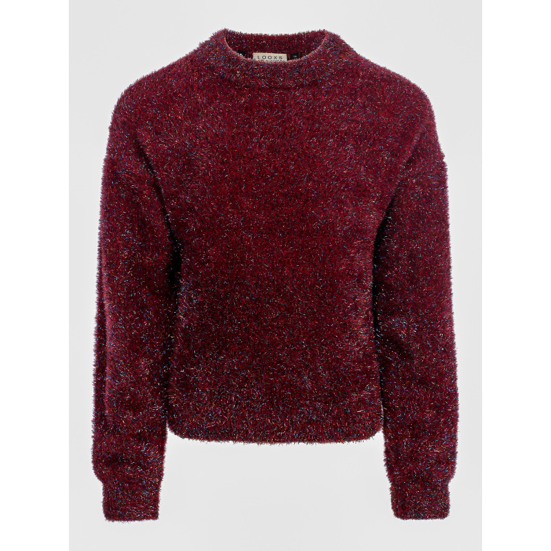 LOOXS Little lurex knit Ruby Red