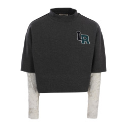 LOOXS 10sixteen fancy T-Shirt Ash Melee