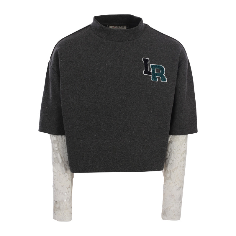 LOOXS 10sixteen fancy T-Shirt Ash Melee