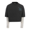 LOOXS 10sixteen fancy T-Shirt Ash Melee