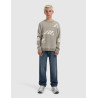 Ballin Junior Multi-Monogram Crewneck Knit Taupe